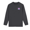 Crew Neck Drop Shoulder Long Sleeve Shirt