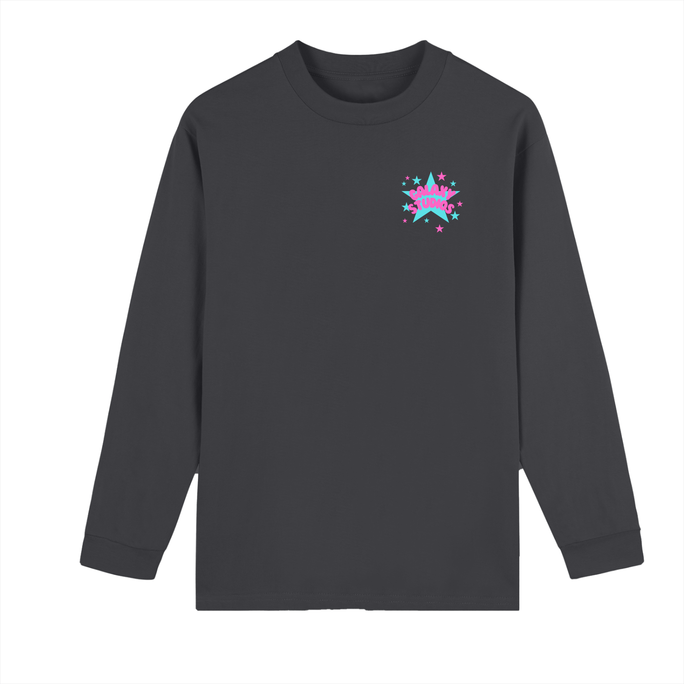 Crew Neck Drop Shoulder Long Sleeve Shirt