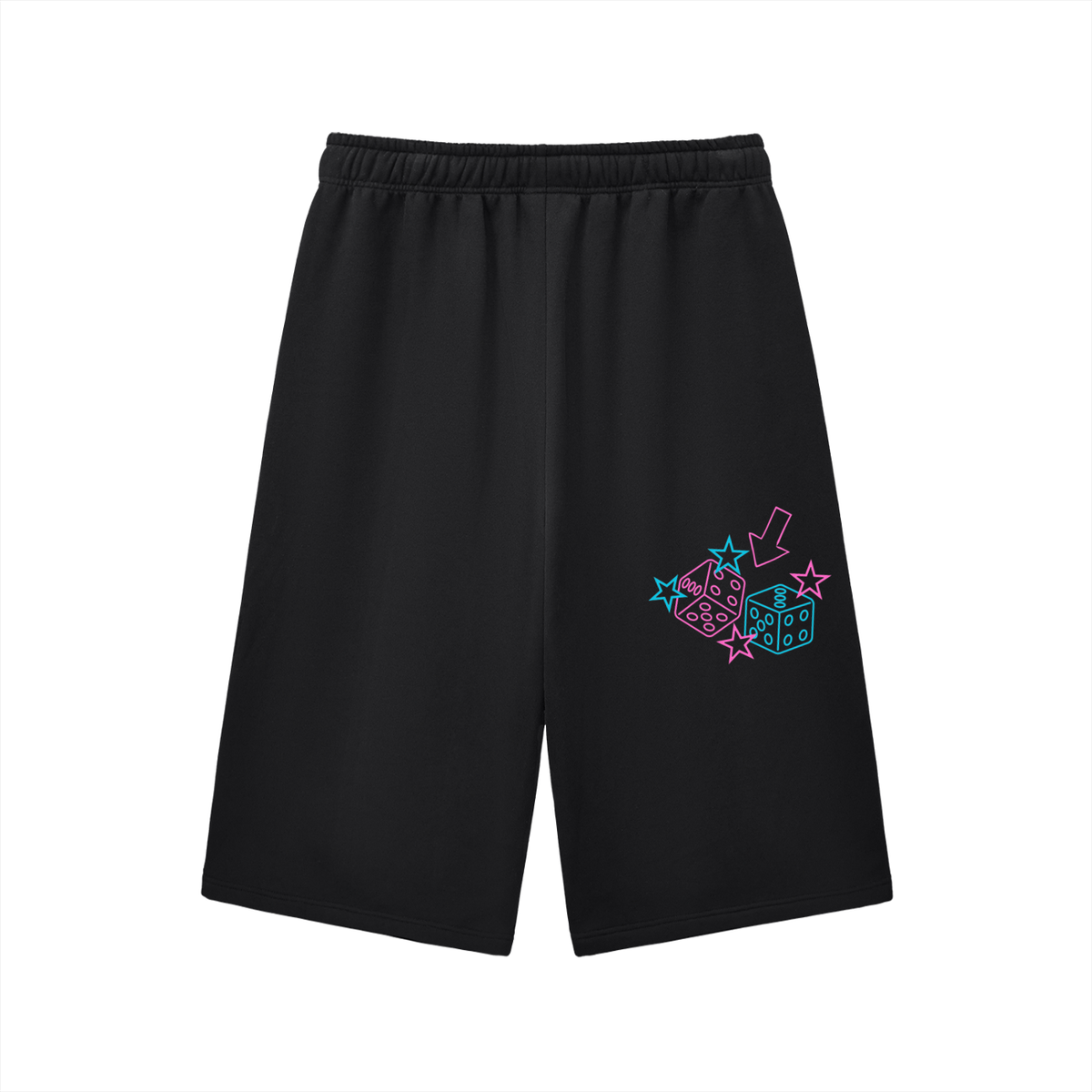 Relaxed Drawstring Three-quarter Sweatpants