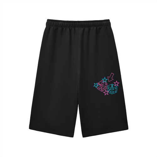 Relaxed Drawstring Three-quarter Sweatpants