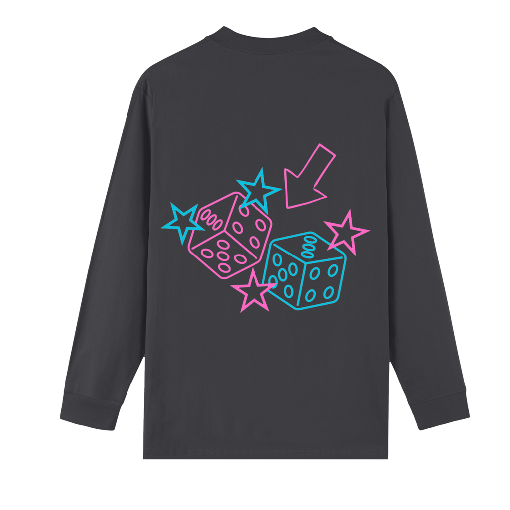 Crew Neck Drop Shoulder Long Sleeve Shirt